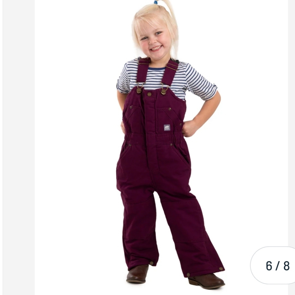 Berne Plum 2T Insulated Bibs